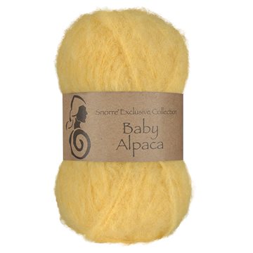 Viking snorre Baby alpaca 340 gul